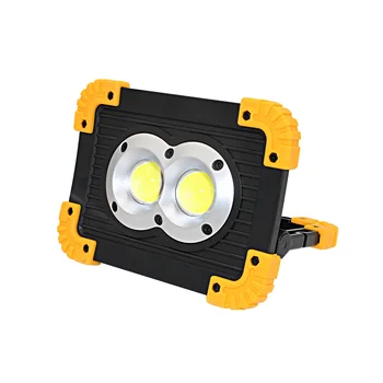 Įkrovimo 2x 20W COB LED Žibintuvėlis Darbą Šviesos žibinto Potvynis Šviesa 4 Režimas USB Power Out Stovyklavimo Palapinės Lauko lempos