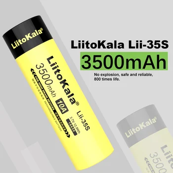 1-8PCS LiitoKala 2020 Naujas Lii-35S 18650), 3,7 V 3500mAh įkraunama ličio baterija, LED žibintuvėlis