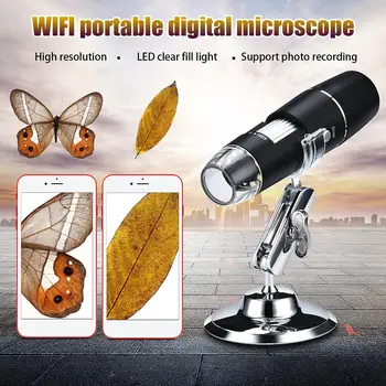 1000X Wifi/USB Mikroskopą, Skaitmeninis Mikroskopas su 8 LED didinamasis stiklas Kamera, skirta 