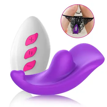 12 Vibracijos Belaidžio Nuotolinio Valdymo Vibratig Kelnaitės Klitorio Stimuliatorius Moterims Nešiojami Sekso Žaislai, Įkraunamas Vibratorius Drugelis