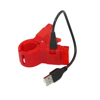 1Pc Dviratį Uodegos Šviesos USB Įkrovimo Dviračių Įspėjimo galinių žibintų Naktį Saugaus Jojimo N66