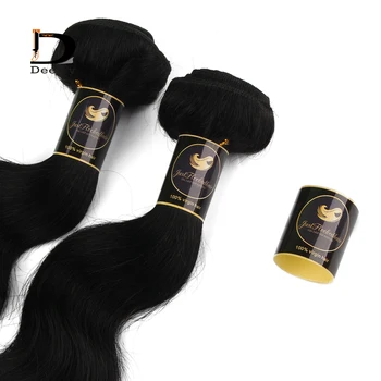 2017 naujas asmeninis lipnios etiketės 40x115mm vyniojimo pakuotėje plaukų extensionis užsakymą mergelės žmogaus plaukų ryšulių apsiaustas 500pcs daug
