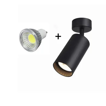 360 Laipsnių Pasukti Paviršiaus Sumontuoti LED Downlight su 12W GU10 Lemputė Keičiamais LED Spot Šviesos Virtuvė, Gyvenamasis kambarys