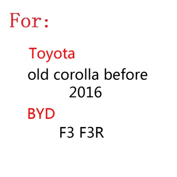 3pcs/set Toyota sena corolla iki 2016 m. automobilis ac rankena, aliuminio lydinio, oro kondicionavimo sistema mygtukai BYD F3 F3R šilumos jungiklis