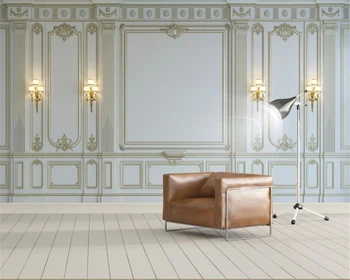 Custom tapetai, freskos Europos high-end gipso geometrinis fone, sienos, namo apdailos gyvenimo kambario, miegamasis 3d tapetai