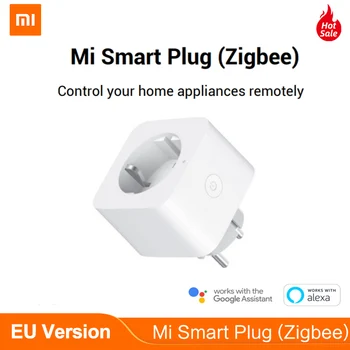 ES Versija Xiaomi Mi Lizdas Smart Plug Zigbee ES Plug Mijia Daugiafunkcinis Vartai APP Nuotolinio Valdymo