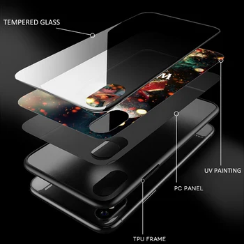 EWAU Paskutinis Mūsų Grūdintas Stiklas telefono dėklas skirtas iphone SE 2020 m., 5 5s SE 6 6s 7 8 plus X XR XS 11 pro Max