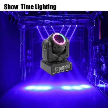 Greitas pristatymas 60W Mini Led šviesos judančios galvos, led rato vietoje plauti RGBW 4 1 etapu efektas DMX 512 Kontrolės KTV DJ Šalies lite