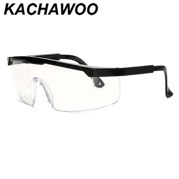 Kachawoo pusė kadro akinių rėmeliai didelis dydis vyrų black akiniai akių apsaugai anti-rūko moterų unisex 