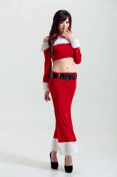 Kalėdų Moterų Cosplay Kostiumų Etapo Rezultatus Drabužiai Mergaitėms Automobilių Modelį Mermaid Dress Vienodas