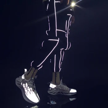Kvėpuojantis Vyrų Bėgimo Bateliai Nauji Dizaineris Vienintelis Atspindintis Sportiniai Bateliai Pagalvėle Vaikščiojimas Bėgiojimas Treniruočių Bateliai Zapatillas