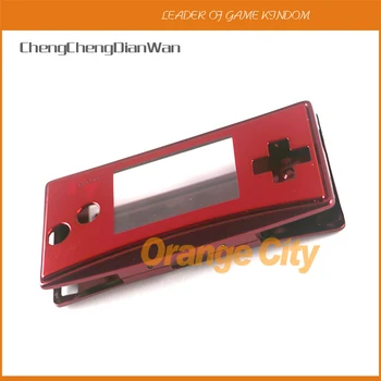 Metalo Korpusas su Lukštais Padengti Nintendo Gameboy Micro GBM Priekio Atgal Baterija Atveju Turėtojas
