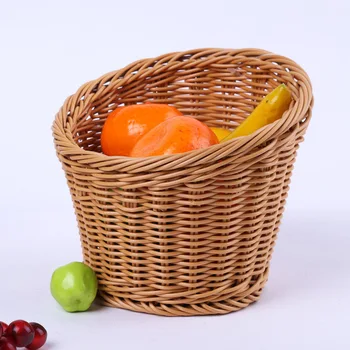 Modeliavimo rotango krepšys daržovių krepšelis hot pot krepšelį austi rotango vaisių ir daržovių krepšelis virtuvės saugojimo krepšys