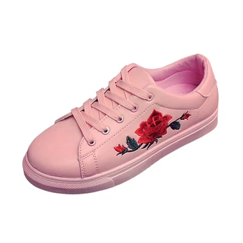 Moterų platforma batai gėlių siuvinėjimas tendencija mokasīni, moterų sportbačiai rudenį atsitiktinis moterų batai zapatos de mujer