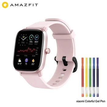 Naujas Amazfit GTS 2 Mini Smartwatch Visada-dėl AMOLED Ekrano 70 Sporto Rūšių Kraujo ir deguonies Soties Matavimo Miego Stebėjimo