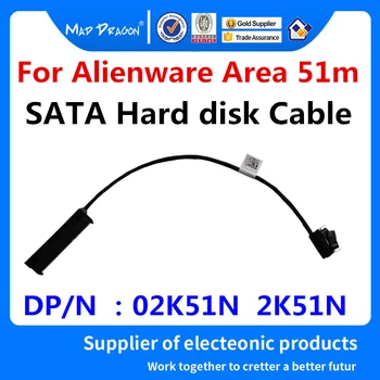 Naujas originalus nešiojamieji kompiuteriai SATA HDD SSD kietąjį diską kabelio jungtis cableFor Dell Alienware Area 51m ALWA51M 02K51N 2K51N DC02C00J700