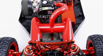 Naujas Produktas, Raudonas Dvigubas Išmetimo Vamzdis Dviguba Išmetimo Tuned Pipe Nustatyti 1/5 Losi 5ive-T Rofun Rovan LT KM Sunkvežimių Atsarginės Žaislų Dalys