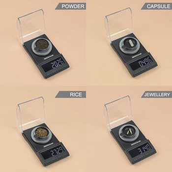 NEWACALOX 50g/100g*0.001 g Mini Pocket Skaitmeninės Skalės Aukso, Sterlingas Sidabro Papuošalai Balansas USB Didelio Tikslumo Elektroninės Svarstyklės