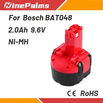 NinePalms NI-MH baterija 9.6 V 2Ah tinka Bosch BAT119 BH984 BAT048 2607300002 BH984 BAT100 BPT1041 PSR 960