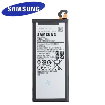 Originalus Samsung Battery EB-BA720ABE Samsung GALAXY A7 2017 Versija A720 SM-A720 Originali Pakeitimo Telefono Baterija 3600mAh