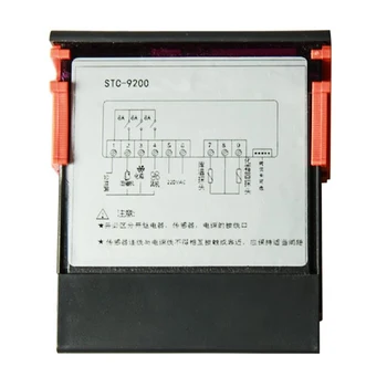 STC-9200 šaldymo ir atšildymo ventiliatoriaus valdiklis, šaldytuvas, šaldytuvas, šaldiklis, elektroninis termostatas термостат