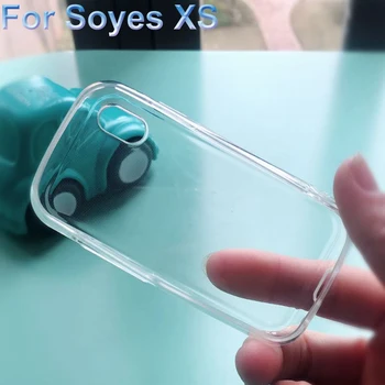 Už Soyes XS atveju, Minkštas atvejais SoyesXS mini telefono dangtelis Soyes XS grūdintas stiklas screen protector filmas Soyes X S 3.0
