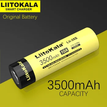 1-8PCS LiitoKala 2020 Naujas Lii-35S 18650), 3,7 V 3500mAh įkraunama ličio baterija, LED žibintuvėlis