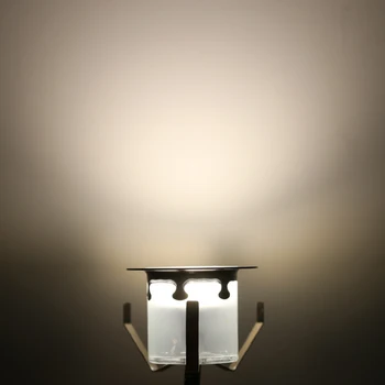 10VNT po žeme Lempos Lauko Sodo Kieme Lempa LED Embedded Denio šviesa, Laiptai Šviesos Nerūdijančio Plieno Grindų Šviesos Sienos Akiratyje