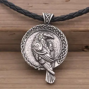 10vnt Varna Kyšulio Odin Varnas Amuletas Viking Runos Pagonių Papuošalų Pakabučiai, Karoliai, Didmeninė