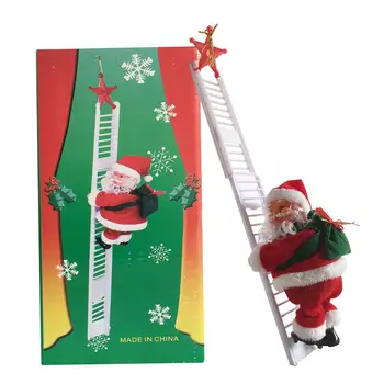 2020 Santa Claus Laipiojimo Laiptais Elektros Kalėdų Senelio Lėlės Kalėdų Eglutės Kabinti Ornamentas, Lauko, Patalpų Duris, Sienų Apdailai