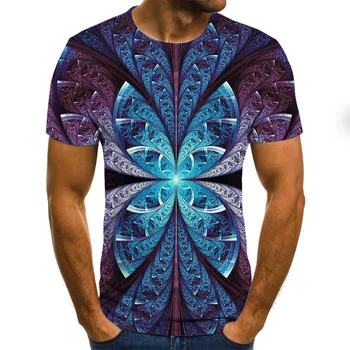 2021 Naujas Vasaros 3D Atspausdintas VYRIŠKI Marškinėliai Atsitiktinis trumparankoviai Vyrų Mados Kvėpuojantis Patogus Hip-Hop Viršų