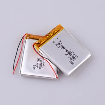 3.7 V, 950mAh 603443 Ličio Polimero Li-Po, li jonų Baterija Mp3 MP4 GPS galia banko elektroninės DVD dalis navigator