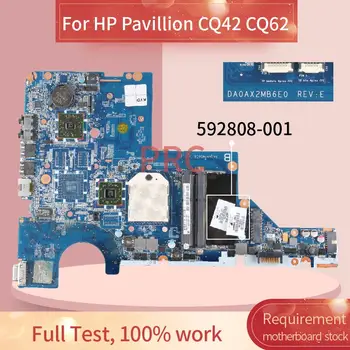 592808-001 592808-501 HP Pavillion CQ42 CQ62 Sąsiuvinis Mainboard DAOAX2MB6E0 AMD DDR3 Laptopo Plokštė