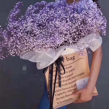 6PCS kūrybos vandeniui gėlių pakavimo Maišeliai, Kraft Popierius Floristo puokštė vyniojimo krepšiai