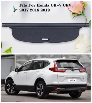 Aukštos Qualit Automobilio Galinės bagažo skyriaus Dangtis Security Shield Ekrano atspalvis Tinka Honda CR-V CRV 2017 m. 2018 m. 2019 m. 2020 m. (juoda, smėlio spalvos)