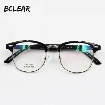 BCLEAR Klasikinis retro stiliaus turas optinių rėmelių mados blowline akinius TR90 viso kadro akiniai kokybės populiarus spektaklis