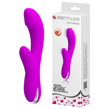 Gana Meilės USB Įkrovimo Šildymo 12 Režimas AV Wand Massager G Spot Vibratoriai Galingas Erotika Clit Vibratorius Sekso Žaislas Moterims
