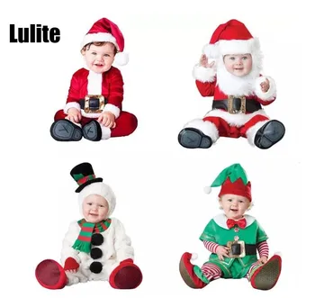 Kalėdų elfai ir berniukams, ir mergaitėms, Kalėdų eglutė kostiumai vaikų darželiai, briedžių ir sniego modelio drabužių