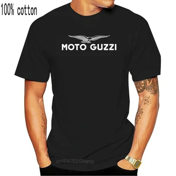 Marškinėliai Moto Guzzi Derliaus, Italija Klasikinis Logotipas Spausdinti Marškinėliai, vyriški Mados Originalumas Grafinis T-shirt Viršuje Drabužiai