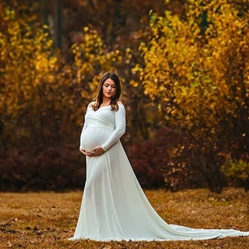 Medvilnės Nėščia Suknelės Moterims Maxi Motinystės Suknelė Drabužius Fotosesijas 2019 Motinystės Nėštumo Suknelė Fotografijos Rekvizitai