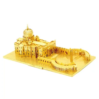 MICROWORLD Petro Bazilika, Katedra 3D Metalo Dėlionė 