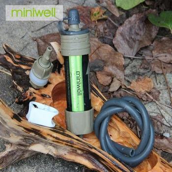Miniwell L630 nešiojamų išgyvenimo vandens valymo sistema su Savaiminis vandens maišelį camping &žygiai