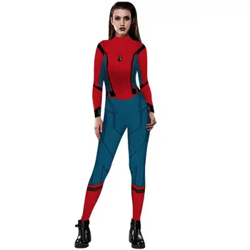Moteris, Superhero Nuodai PS4 Voras Toli Nuo Namų Jumpsuit Cosplay Kostiumų Bodysuit Zentai Kostiumas Helovinas
