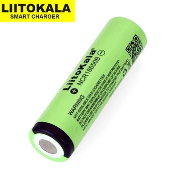 Naujas Liitokala 18650 3400mAh ličio baterija NCR18650B 3.7 V baterijų fotoblykstės jes