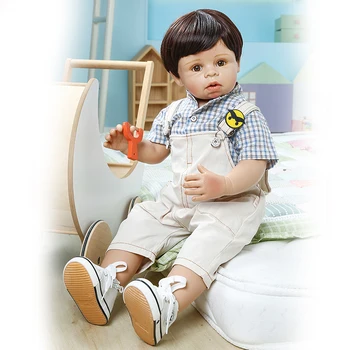 NPK 70CM vaikų drabužių modelis vaikiška lėlė tikroviška menininkas desgin kolekcines, meno lėlės Originalus Masterpiec