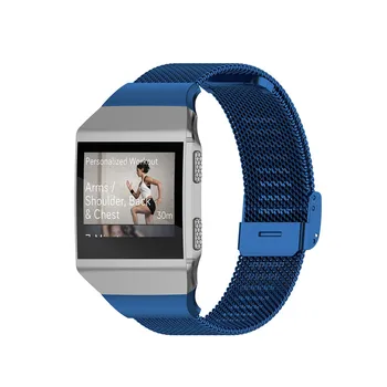 Pakeitimo Nerūdijančio Plieno Smartwatch Juosta Dirželis Akių Watchband už Fitbit Joninių Metalo Apyrankės Apyrankės Unisex