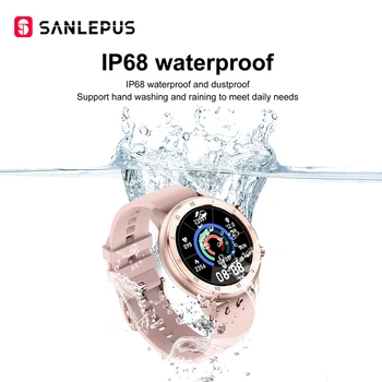 SANLEPUS Pasaulio Versija Smart Žiūrėti IP68 Vandeniui Smartwatch 