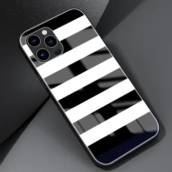 Tomas Rudos spalvos Grūdintas Stiklas Telefono dėklas skirtas iPhone SE 12 Pro Max 12 X Mini XS XR Fundas 