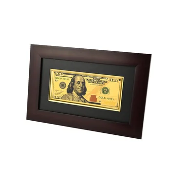 USD Aukso Banknotų Nuotraukas Amerikoje Padirbtų Pinigų 100 Dolerių Banknotų Tapybos Netikrą Valiutą Suvenyrų Kolekcija dovana, Namų Dekoro
