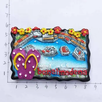 Šaldytuvas Magnetai Suvenyrų Pasaulio Kultūros Paveldo 3D Mečetė Kordoboje (Ispanija Dervos Šaldytuvas Magnetinis Lipdukas Amatų Virtuvės Dekoras